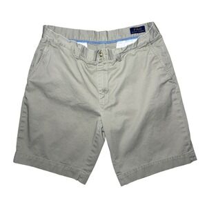 Polo Ralph Lauren Mens 33 Classic Fit 9" Chino Shorts Khaki Tan